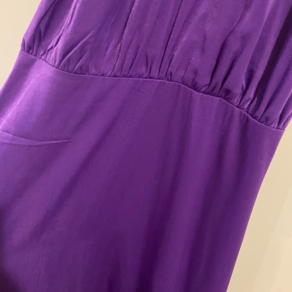 Ashley Stewart Purple Halter Maxi Dress Sz 14 - Picture 2 of 7